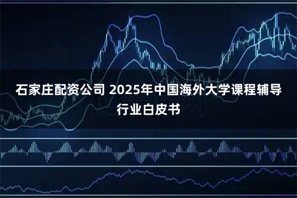 石家庄配资公司 2025年中国海外大学课程辅导行业白皮书
